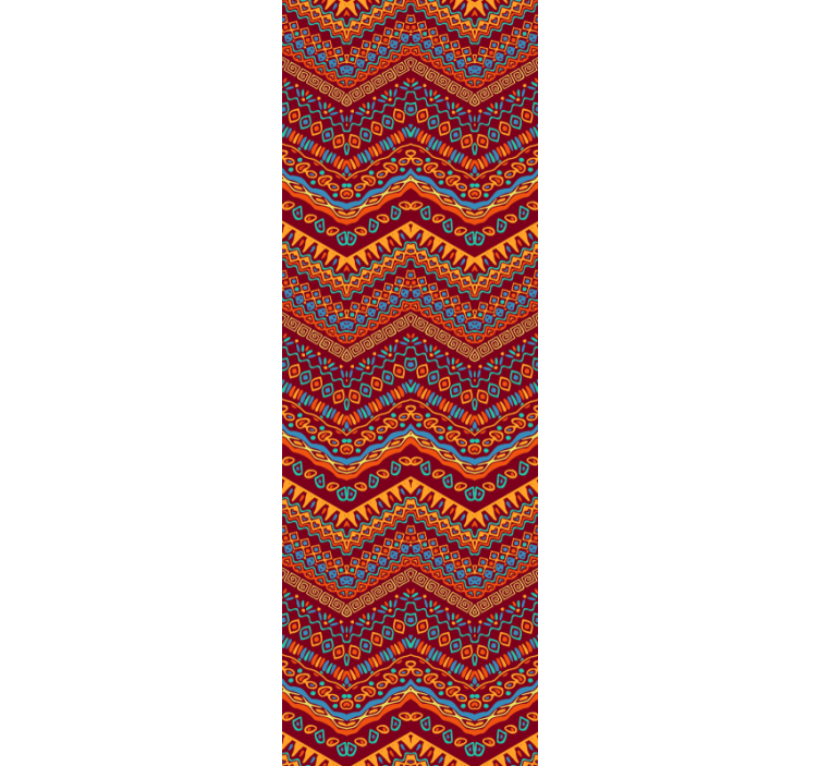 Levande geometriska mönster fondtapet vardagsrum - Tenstickers