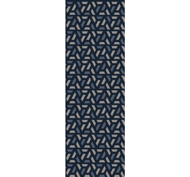 Dynamiskt mönsterarrangemang tapet geometriska former - Tenstickers