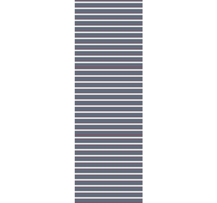 Elegant grå och vit design Randig tapet - Tenstickers