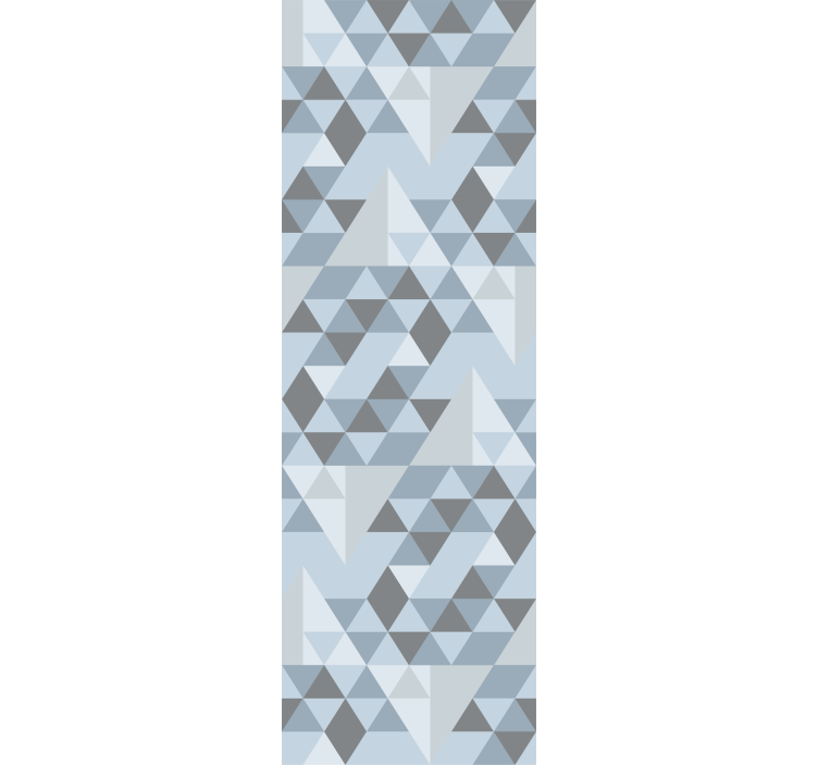 Geometrisk gradient Tapet trianglar - Tenstickers