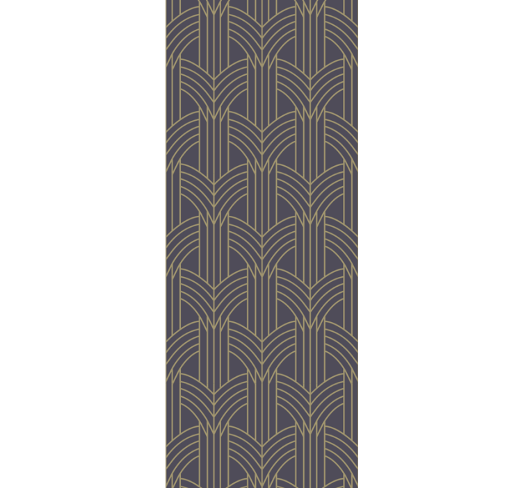 Art déco-stil fondtapet vardagsrum - Tenstickers