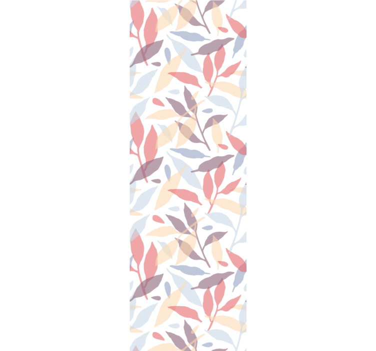 Skirt lövmönster Tapet blad - Tenstickers