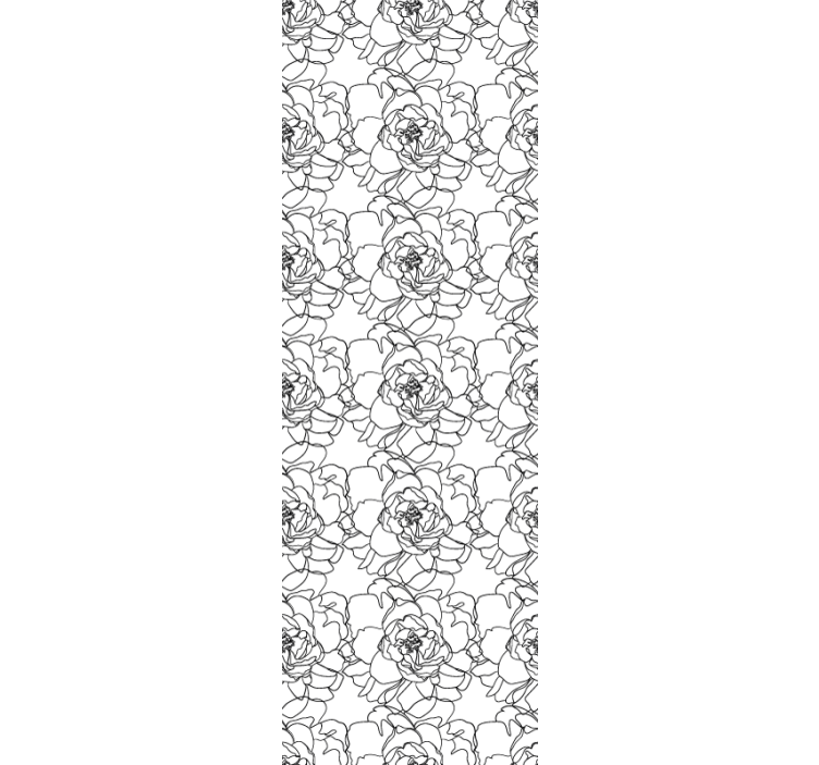 Elegant blomma Tapet blommig - Tenstickers