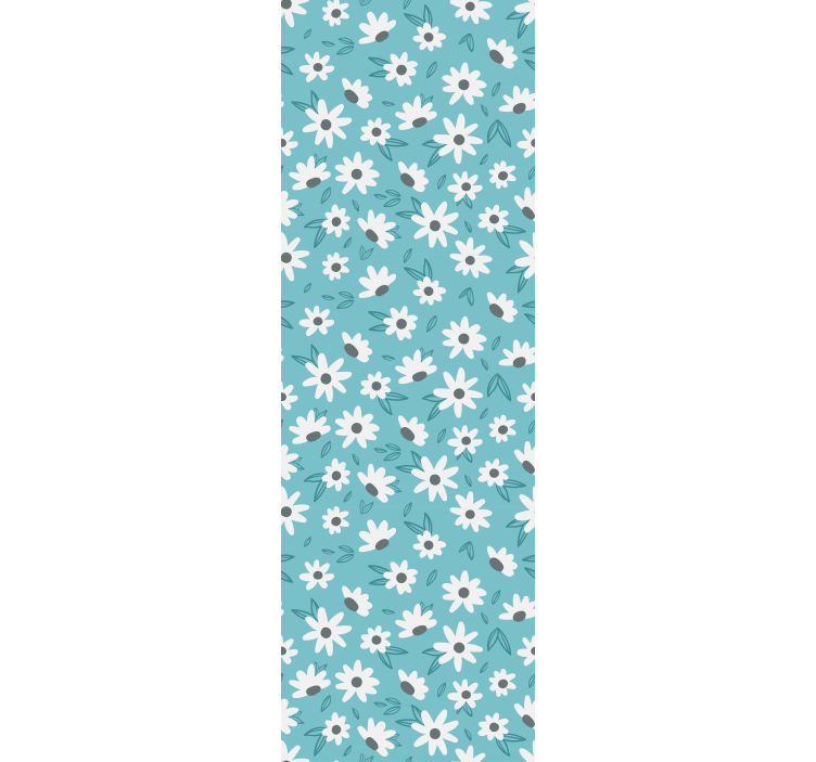 Blommig vårblomning Tapet blommor - Tenstickers