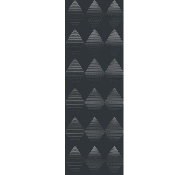 Eleganta diamantformer Tapet trianglar - Tenstickers