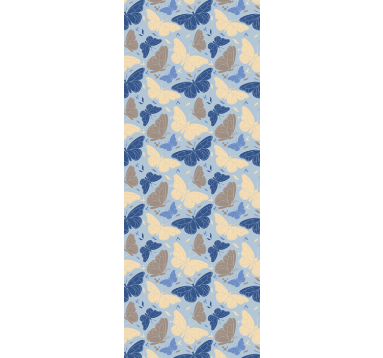 Färgglada fladdrande insekter Tapet fjärilar - Tenstickers