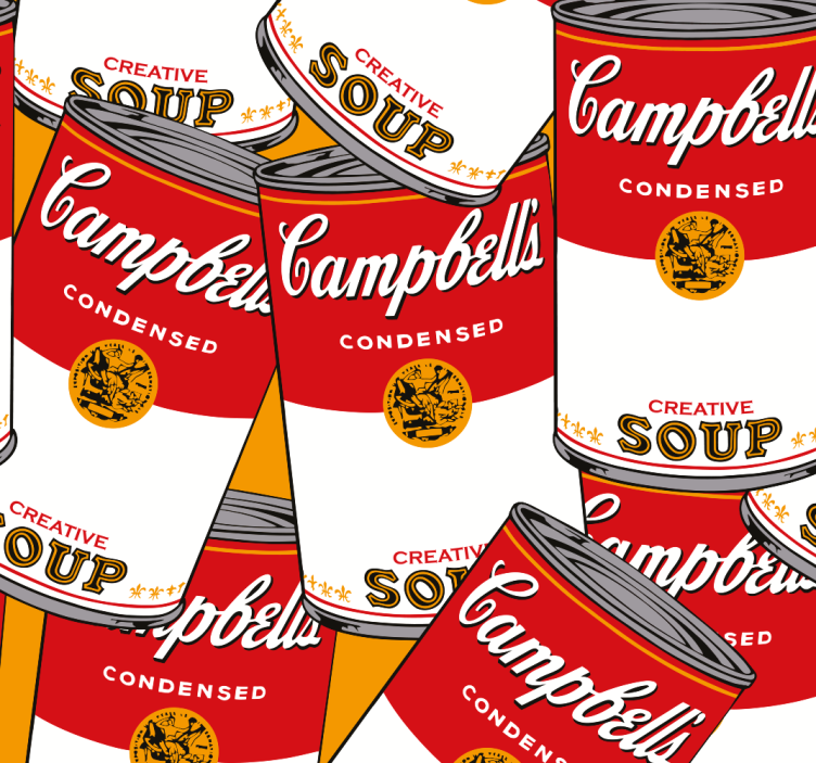 Campbells andy warhol Tapet konst - Tenstickers