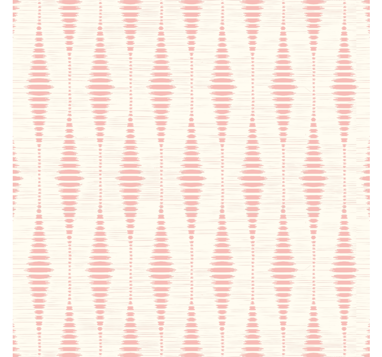 Pastellrosa rabaul ikat geometriska tapeter - Tenstickers