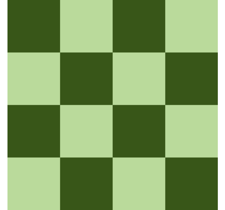 Mörkt och ljusgrönt motiv Tapet plattor - Tenstickers