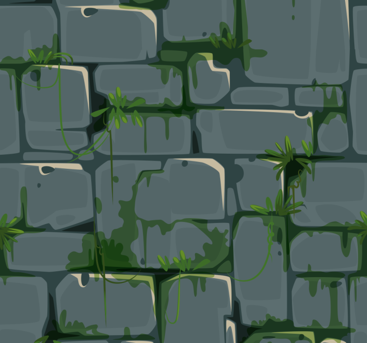 Stenmur texturerat tapet - Tenstickers