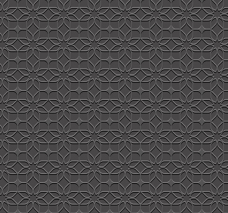 Geometrisk illusion 3d tapet - Tenstickers