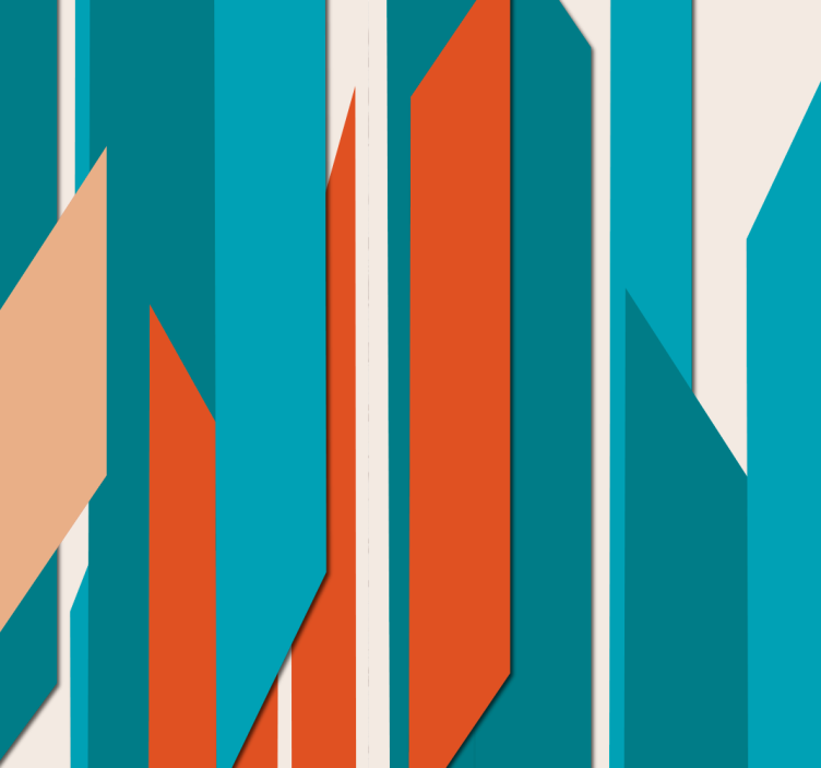 Guld oktober abstrakt tapet - Tenstickers