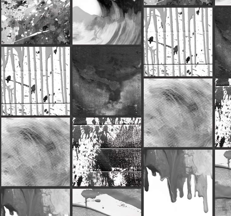 Urban akvarell konst abstrakt tapet - Tenstickers