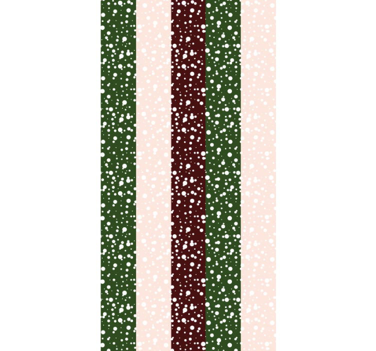 Randigt polkamönster Randig tapet - Tenstickers