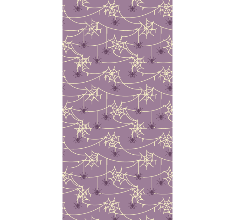 Spindlar och spindelnät halloween tapeter - Tenstickers