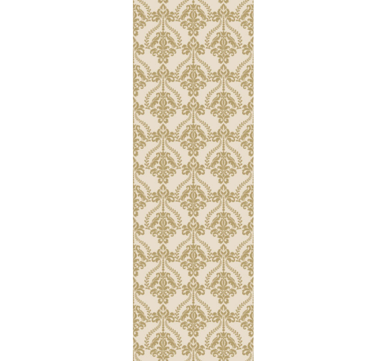 Blommiga beige detaljer Tapet andra vintage - Tenstickers