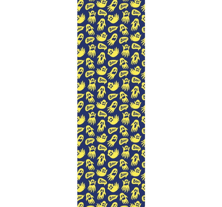 Spöklika mönster Tapet halloween - Tenstickers