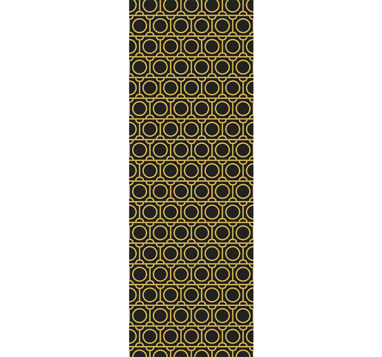 Geometriska ringar tapet geometriska former - Tenstickers