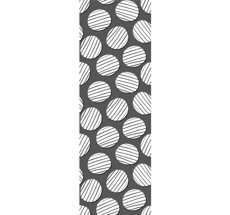 Geometriska cirkelmönster tapet geometriska former - Tenstickers