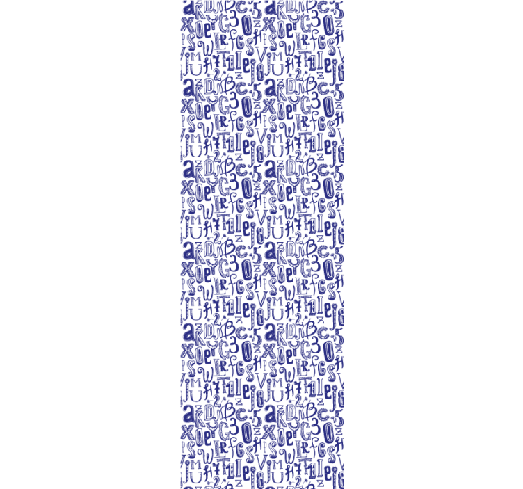 Alfabetet motiv brev tapet - Tenstickers