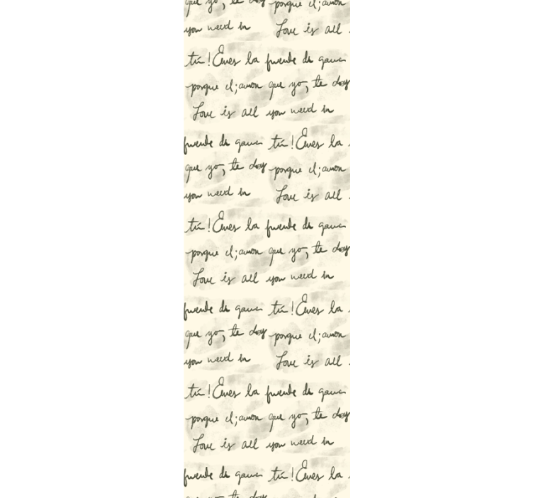 Vintage handstil mönster tapet - Tenstickers