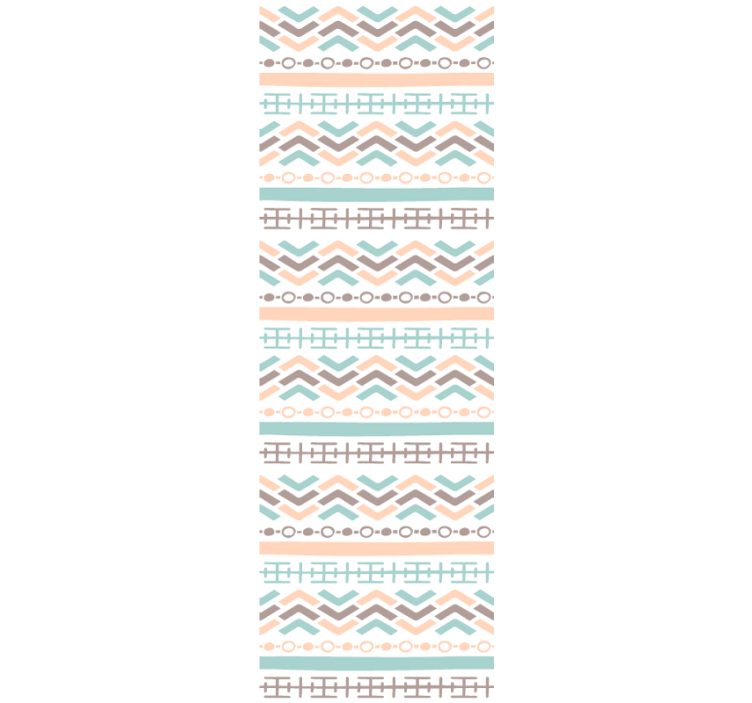 Etniska geometriska former triangel tapet - Tenstickers