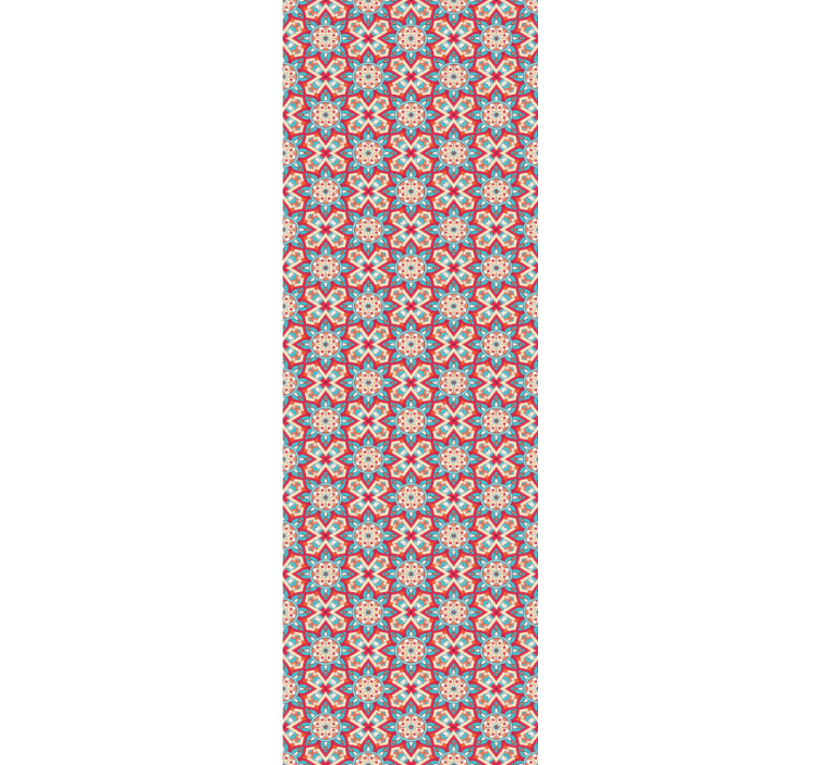 Sömlös mandala prydnad blommig tapet - Tenstickers