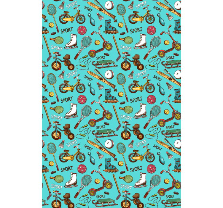 Sport ikoner tonåring sovrum tapet - Tenstickers