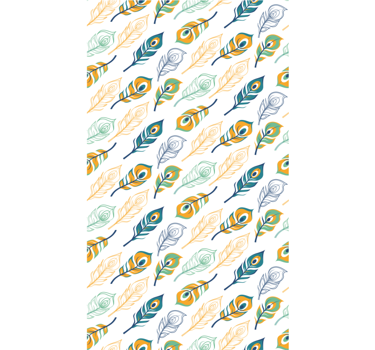 Befjädrad elegans Tapet konst - Tenstickers