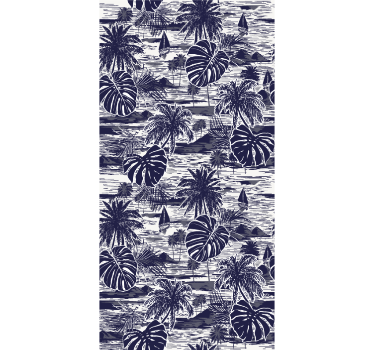 Tropiskt havslandskap tapet natur - Tenstickers