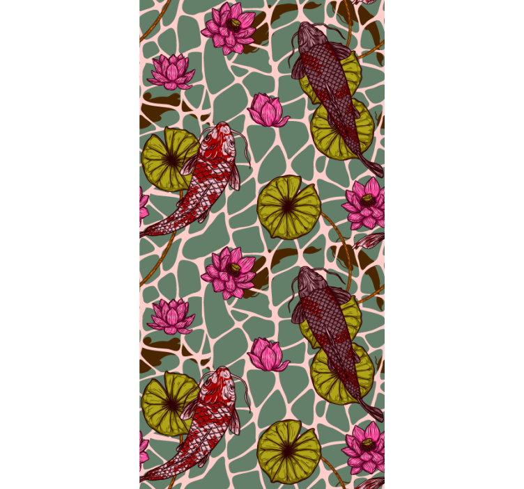 Koi fisk djur tapeter - Tenstickers