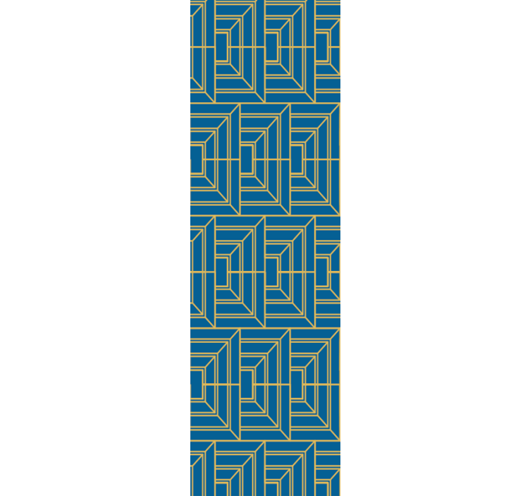 Guldlinjer med blå bakgrundsbild - Tenstickers