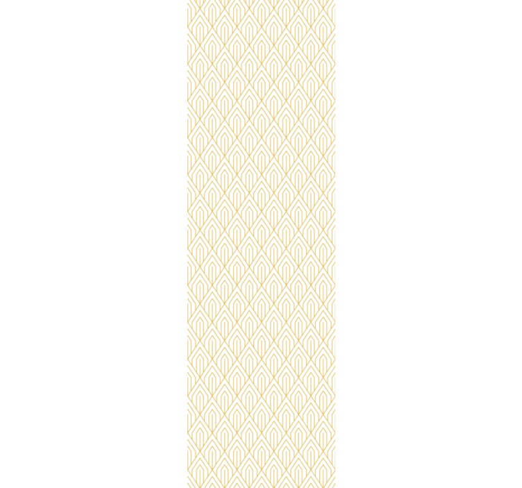 Modern gul tapet för diamantformmönster - Tenstickers