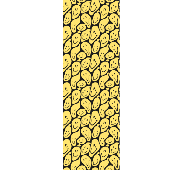 Leende ansikten mönster modern tapet - Tenstickers