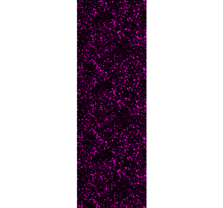 Svart och rosa färgstänk tapeter - Tenstickers