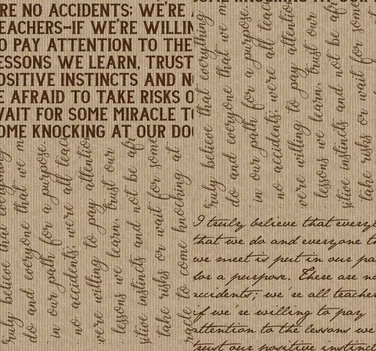 Vad vi tror brev tapeter - Tenstickers