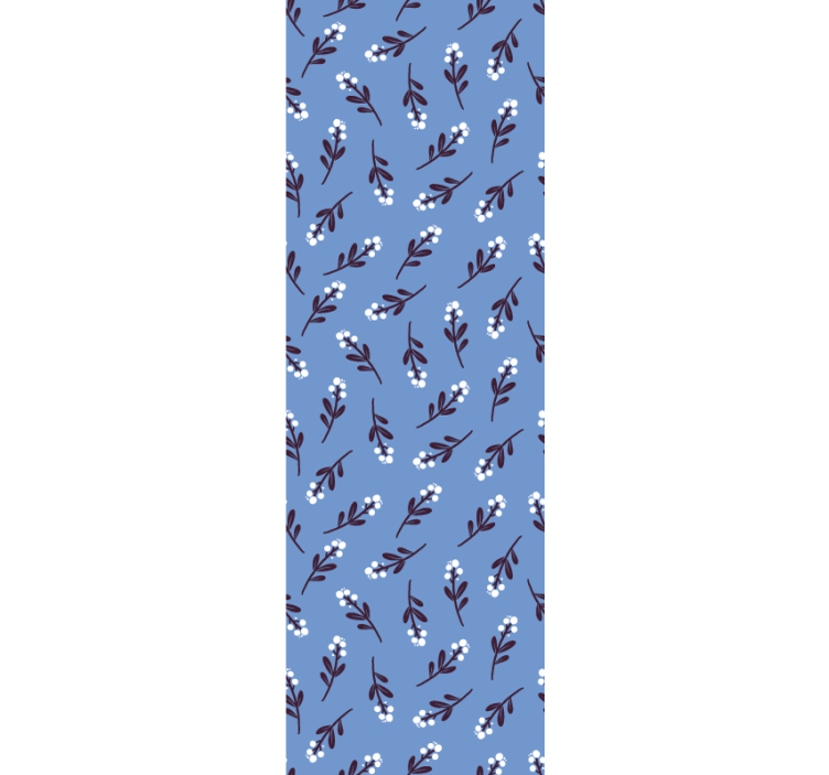 Blommiga grenar motiv Tapet blommor - Tenstickers