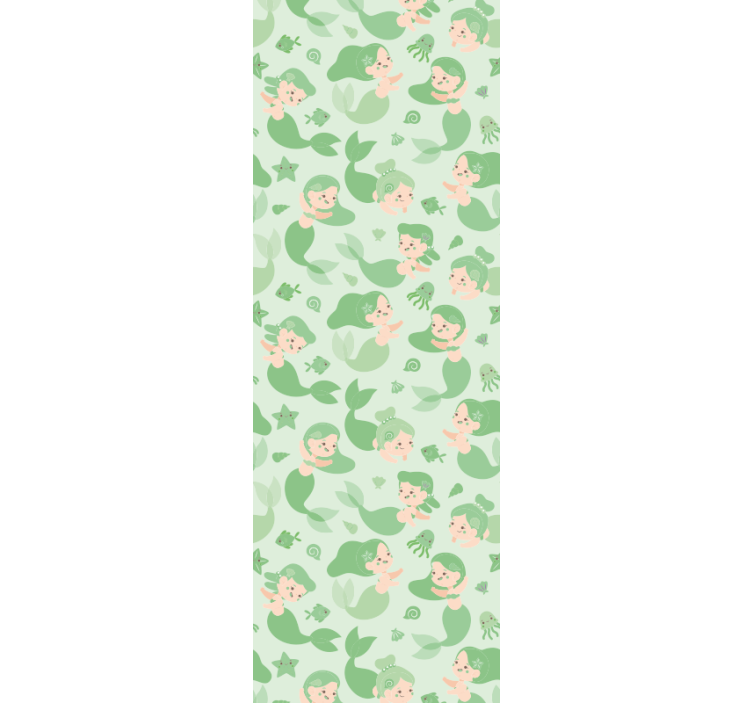 Lekfulla sjöjungfrur barn tapet - Tenstickers