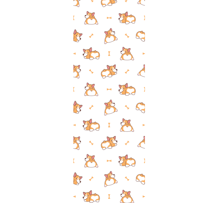 Lekfulla corgis Tapet hundar - Tenstickers