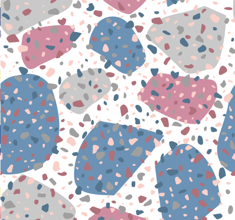 Spräcklig terrazzo Tapet cirklar, prickar och polka dots - Tenstickers