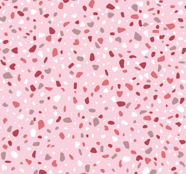 Rosa terrazo toner sten tapeter - Tenstickers