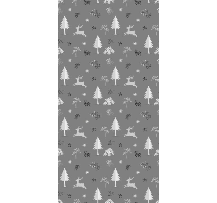Vinterlandskapsmotiv Tapet jul - Tenstickers