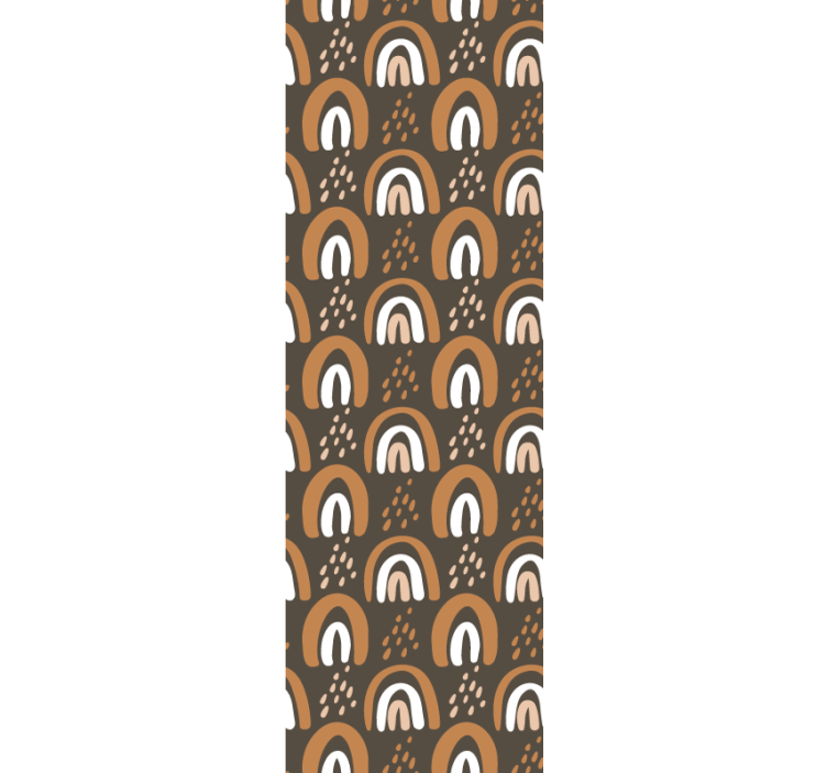 Geometriskt bågmotiv tapet geometriska former - Tenstickers