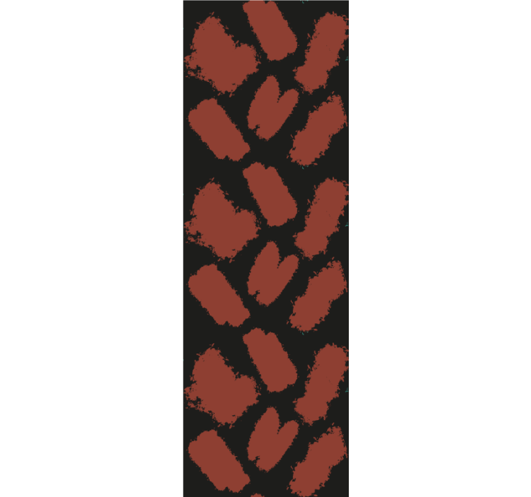 Svart och röd färg stänk tapeter - Tenstickers