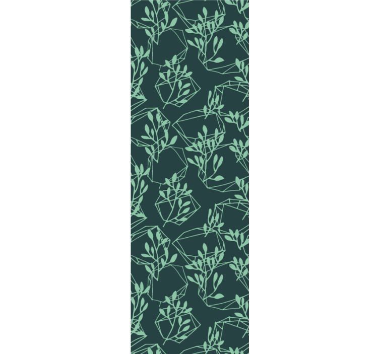 Gröna vintage växter vintage tapeter - Tenstickers