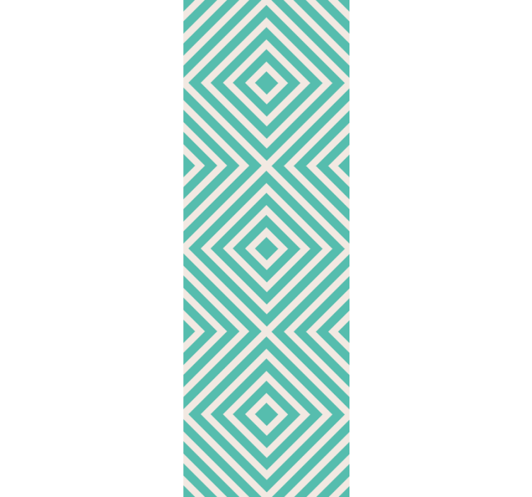 Bländande diamantmönster tapet geometriska former - Tenstickers