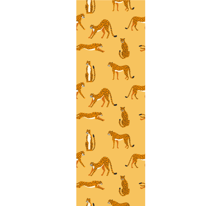 Lekfulla leoparder Dyr tapet - Tenstickers