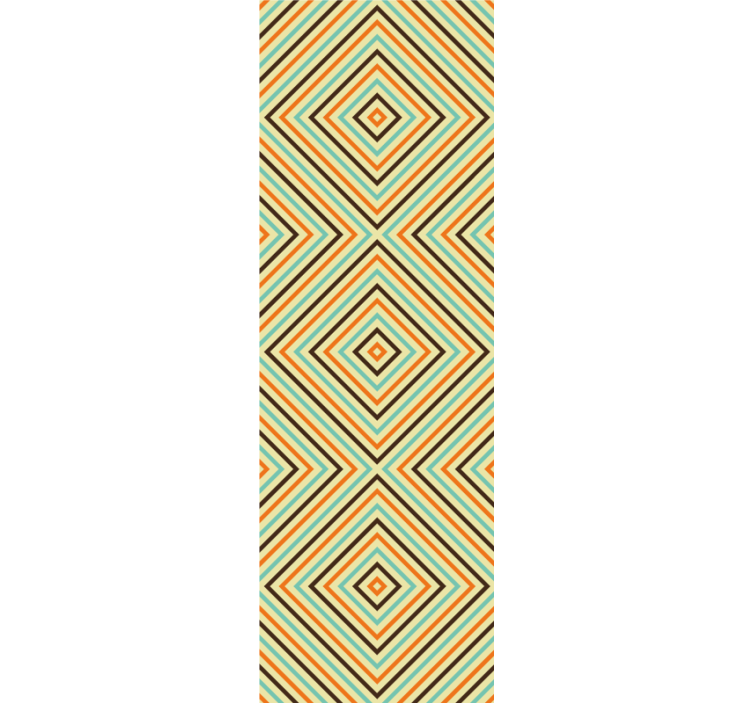 Geometrisk romb tapet geometriska former - Tenstickers