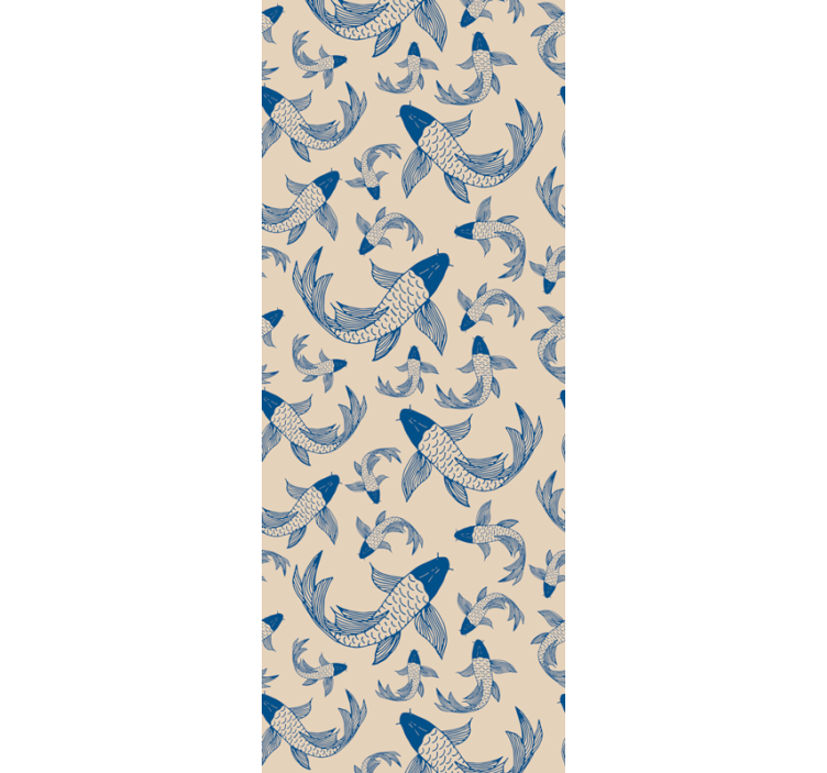 Koi fisk mönster Dyr tapet - Tenstickers