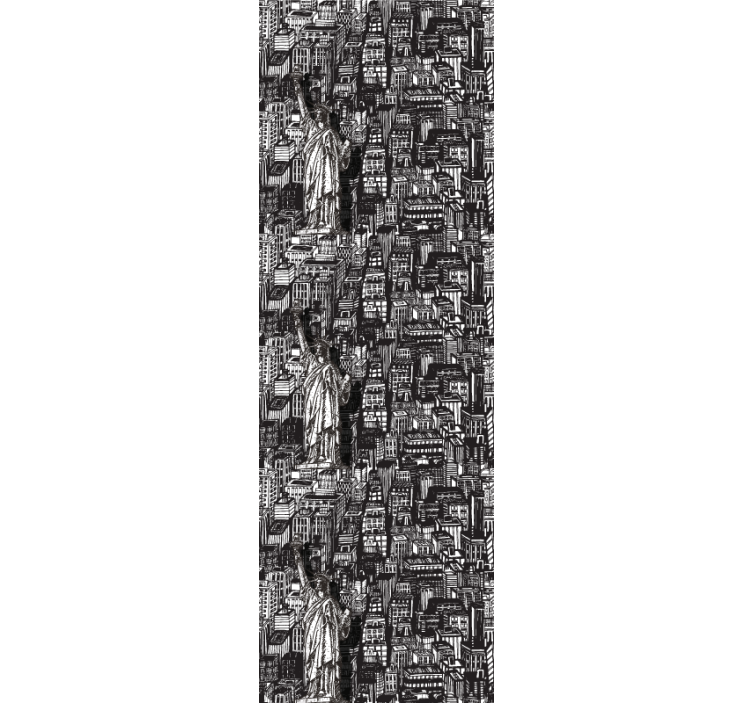 Frihetsgudinnan collage new york tapeter - Tenstickers